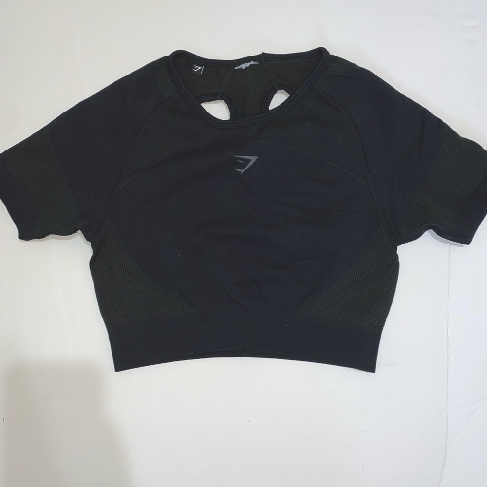 Gym Shark Short Sleeve Crop Top - XS/S